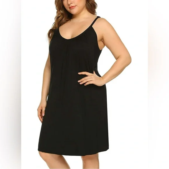 Plus Size Chemise Soft Sexy Sleepwear Pleated Nightgowns Loungewear nwt - Picture 3 of 8